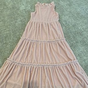 Girls long dress, sleeveless